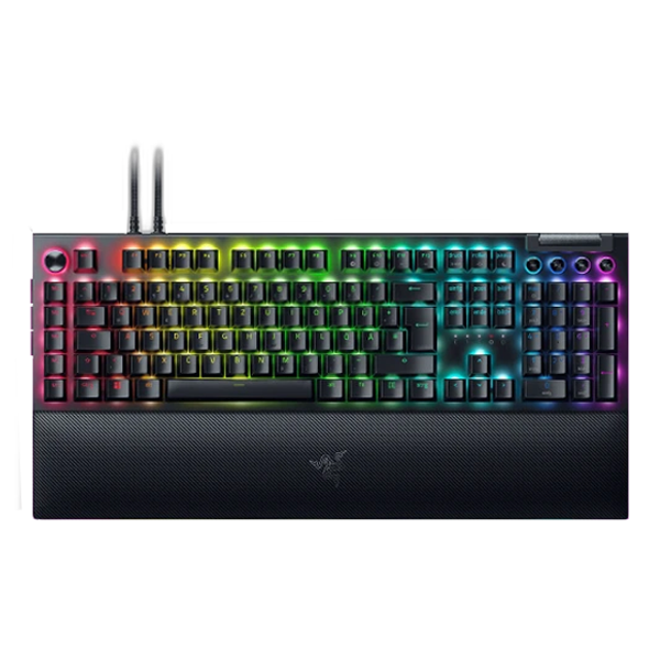 کیبورد گیمینگ ریزر مدل BlackWidow V4 Yellow Switch