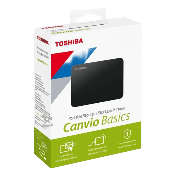 هارد اکسترنال توشیبا 2 ترابایت مدل Canvio Basics
